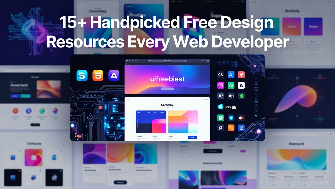 15+ Handpicked Free Design Resources Every Web Developer & Designer Needs in 2026