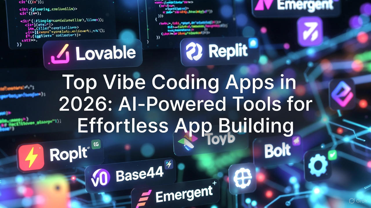 Top Vibe Coding Apps in 2026: AI-Powered Tools for Effortless App Building